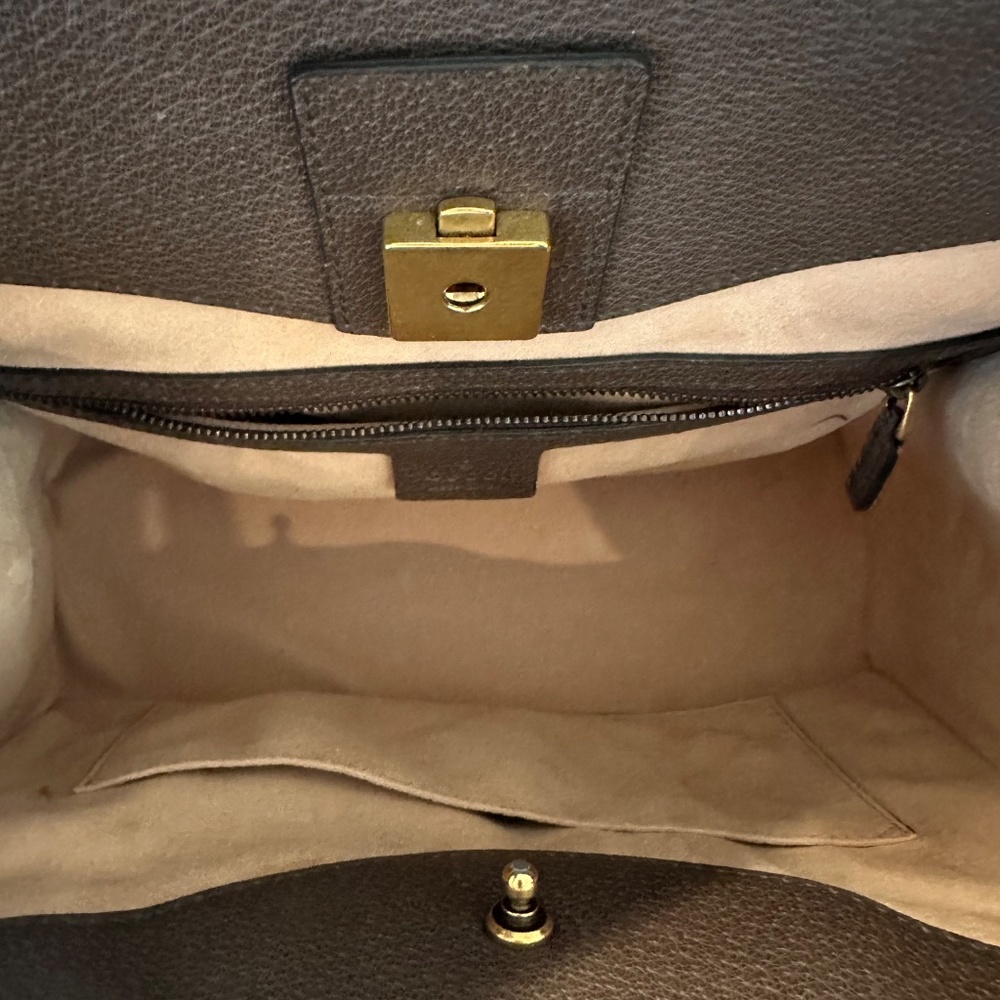 GUCCI Totem Butterfly Bijou 2WAY Leather Shoulder Bag - Picture 6 of 16
